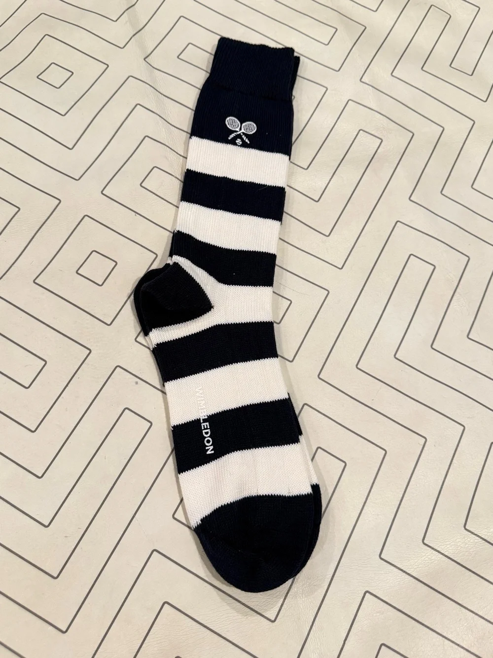 New Wimbledon Striped Socks